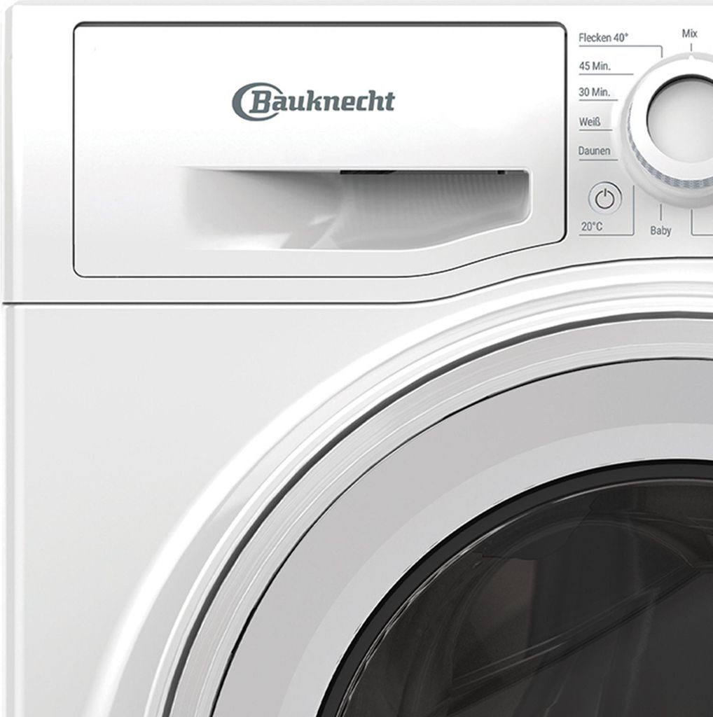 Bauknecht W8W6400A Waschmaschine 8 kg Mehrfachwasserschutz+ Weiß Kindersicherung