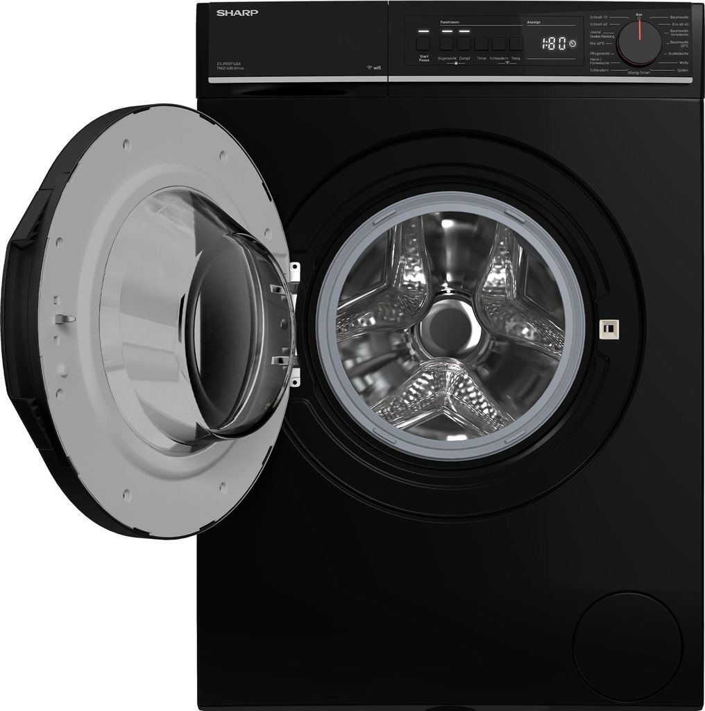 Sharp ES - PRO714BA - DE Waschmaschine 7kg VeeZy App AllergySmart Aquastop