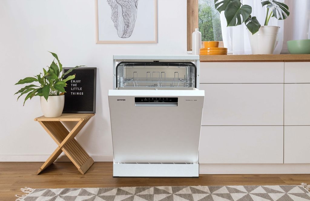 gorenje GS642E90W Geschirrspüler freistehend mit TouchControl, 60cm, Weiß