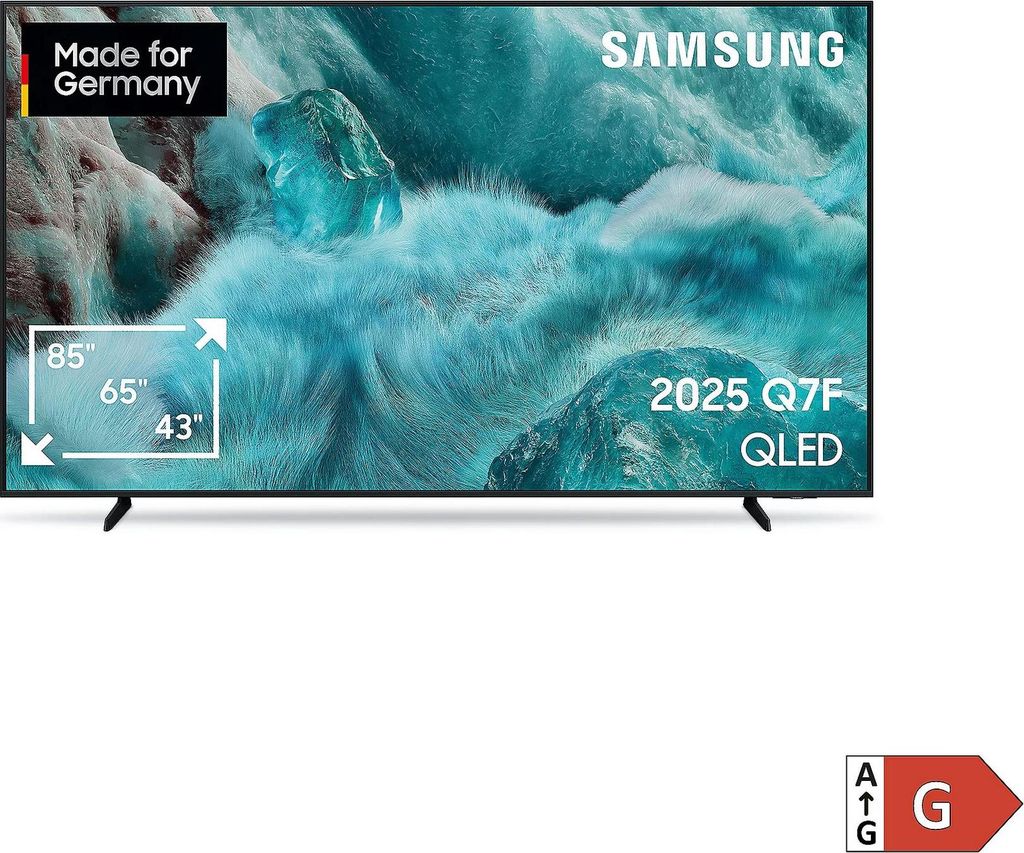 Samsung Q7F 50" QLED 4K Vision AI Smart TV (2025), 127 cm (50"), 3840 x 2160 Pixel, QLED, Smart - TV, WLAN, Schwarz