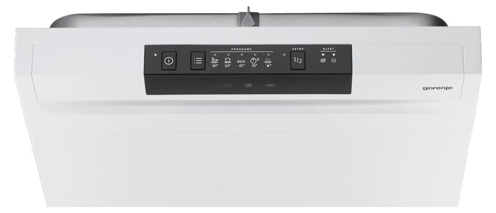 gorenje GS520E15W Freistehender Geschirrspüler 45cm Weiß - 9 Maßgedecke - 4 Programme - Besteckkorb - Edelstahlbottich - AquaStop - Selbstreinigender Filter - 3 in 1 - Funktion