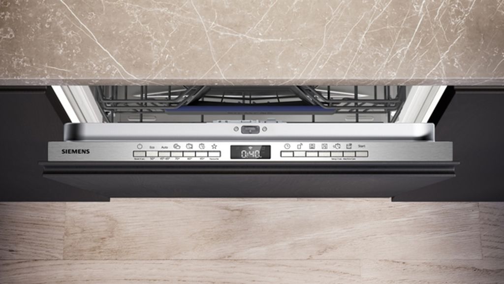 Siemens iQ300 SX73EX22CE, Voll integriert, Standardgröße (60 cm), Schwarz, Tasten, 1,75 m, 1,65 m