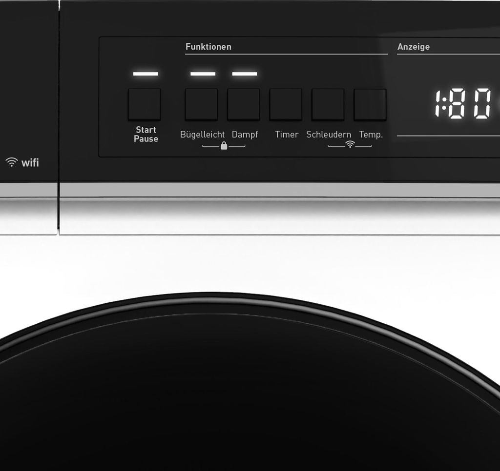 Sharp ES - PRO814WA - DE Waschmaschine 8kg 1400 U/min Weiß WIFI VeeZy App AquaStop