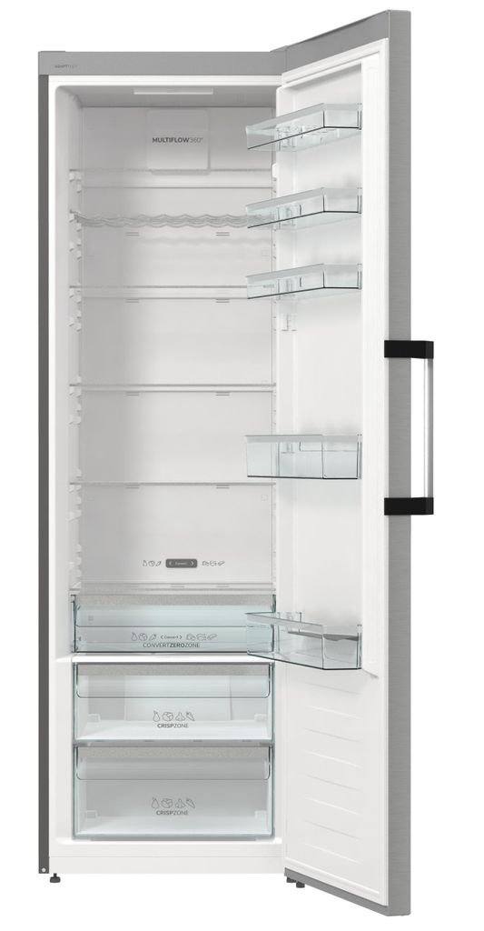 gorenje R619CSXL6 Kühlschrank ohne Gefrierfach, 384 Liter, Crispzone, silber