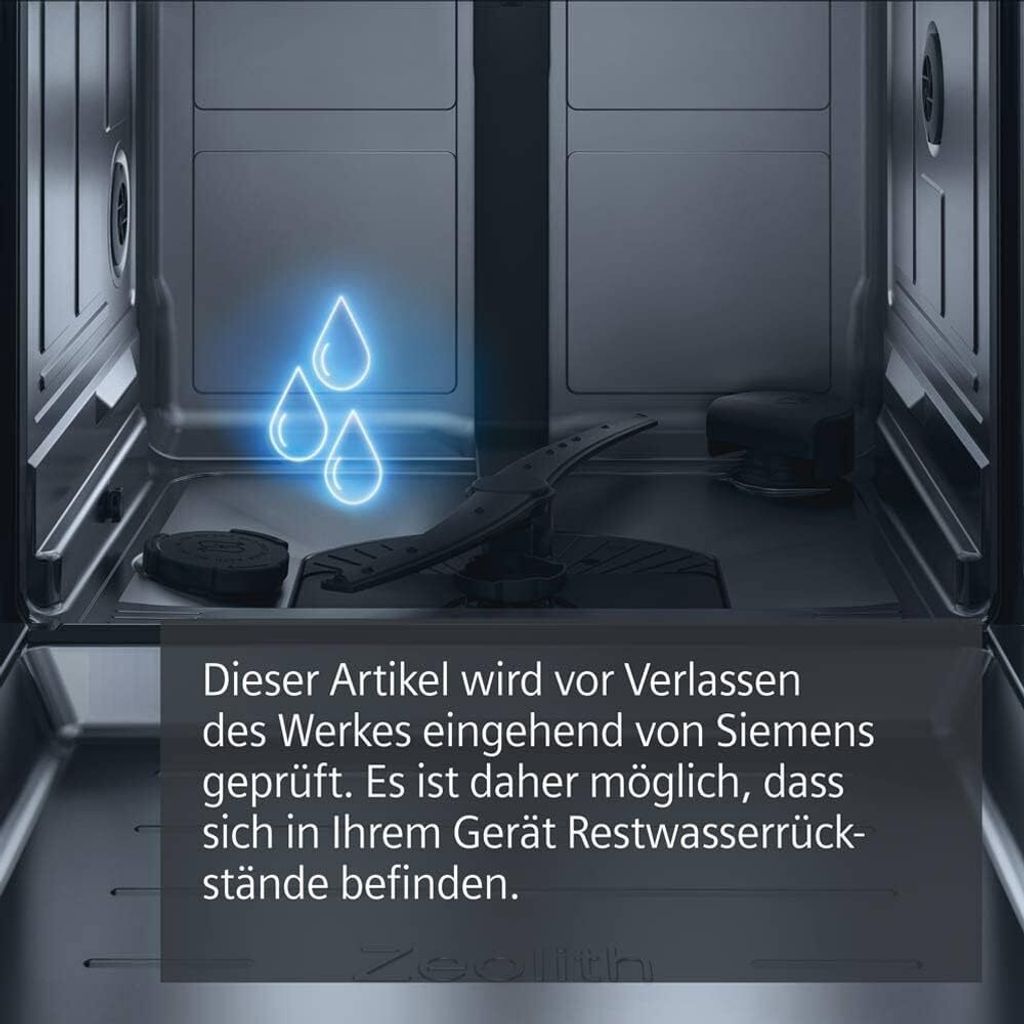 Siemens iQ300 SX73EX22CE, Voll integriert, Standardgröße (60 cm), Schwarz, Tasten, 1,75 m, 1,65 m