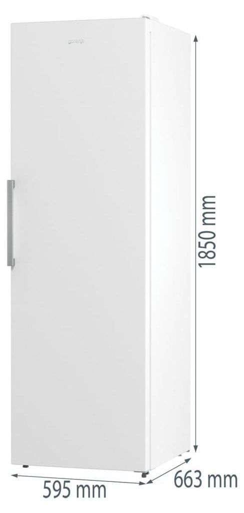 gorenje R619EEW5 Standkühlschrank, 398 Liter, Türanschlag wechselbar, Weiß