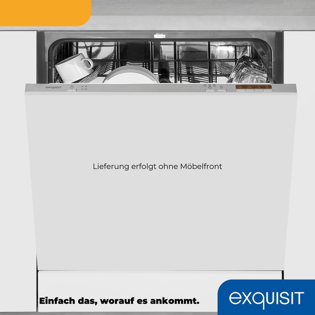 Exquisit Geschirrspüler EGSP6012 - E - 030E silber