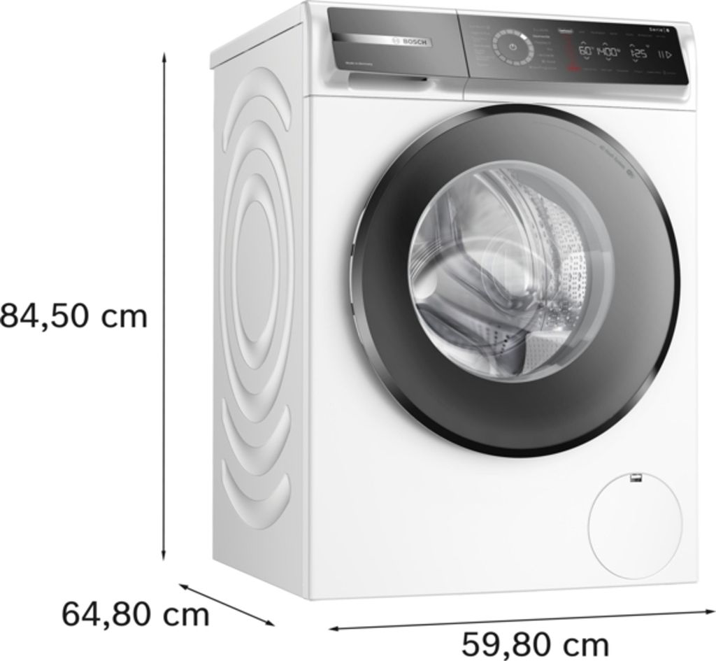 Bosch WGB244071 Waschmaschine Serie 8 1400 U/min. 9kg Iron Assist