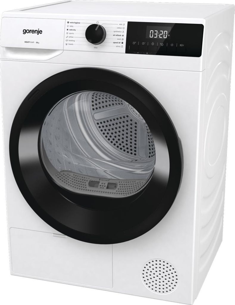 gorenje DHNE82, Wärmepumpentrockner, freistehend, Frontlader, 8 kg