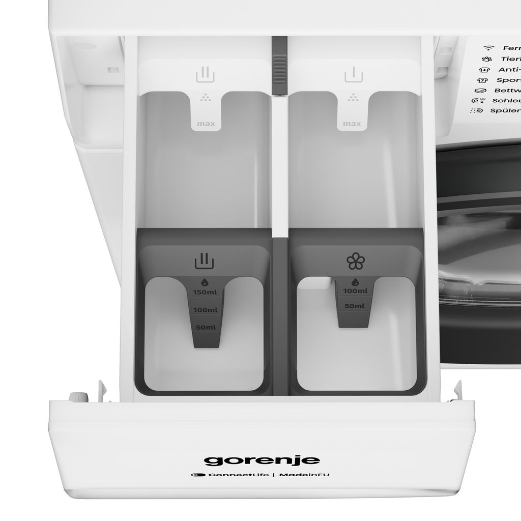gorenje W5G484A3P1 Waschmaschine 8 kg Fassungsvermögen, 1400 U/min., WiFi - Funktion, AdaptTech, ConnectLife, UltraClean, weiß