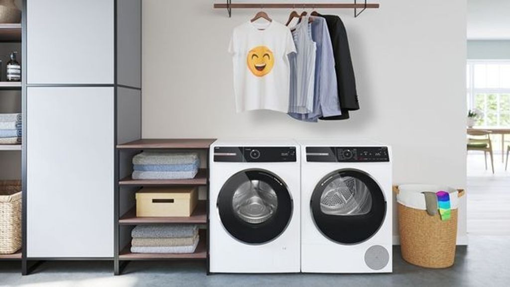 Bosch Serie 8 WGB244A40 washing machine, Frontlader, 9 kg, B, 69 dB, 1400 RPM, A