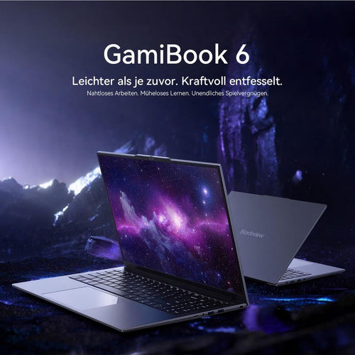 Blackview GamiBook 6, 16" AMD Ryzen 7 7735HS gaming laptop mit Tastaturschutzfolie Notebook, 16:10 FHD/16GB+512GB SSD/AMD Radeon 680M Graphics/Wifi 6