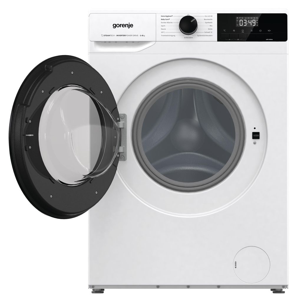 gorenje WNHPI64SAPS/DE Waschmaschine Frontlader 6 kg - 1400 U/min. - 15 Programme - AquaStop, Weiß