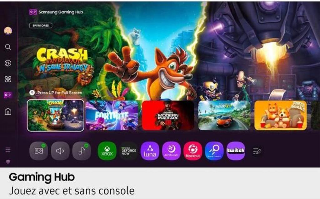 Samsung 65Q7F QLED TV, 65 Zoll (165 cm), 4K UHD, HDR10+, Smart TV, Gaming Hub, WiFi, 3x HDMI