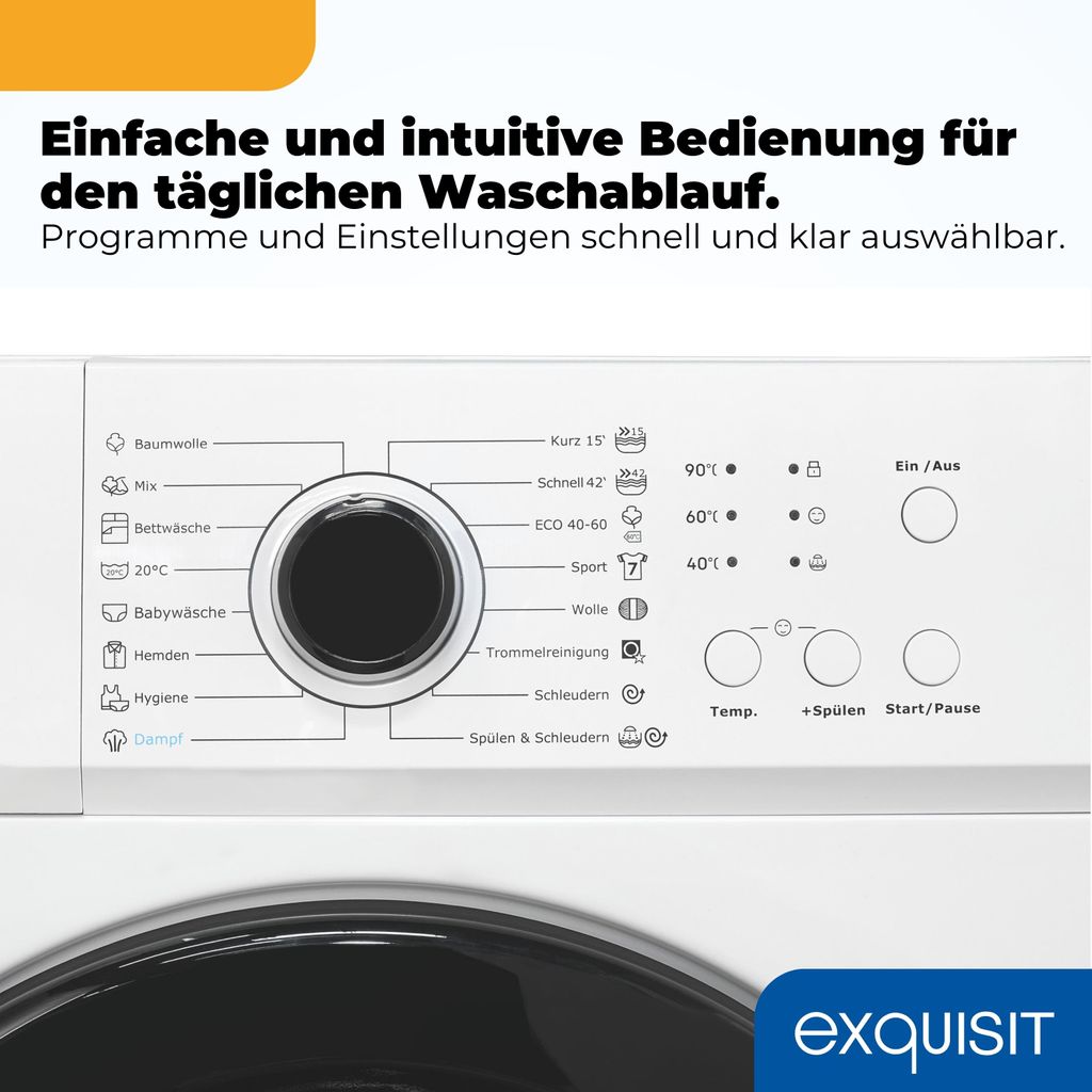 Exquisit Waschmaschine 6 kg - WA6110 - 021A