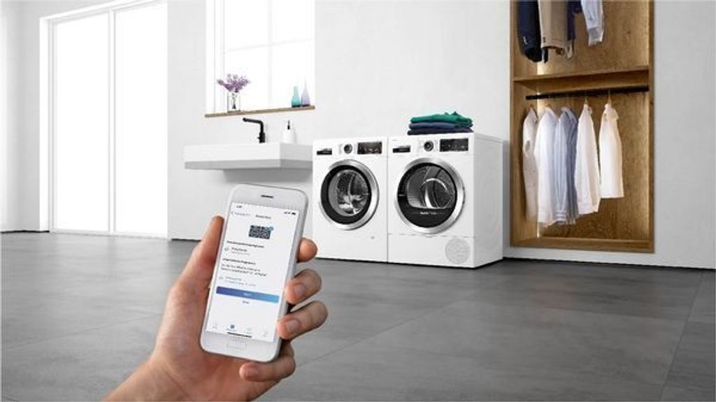 Bosch Serie 8 WGB244A40 washing machine, Frontlader, 9 kg, B, 69 dB, 1400 RPM, A