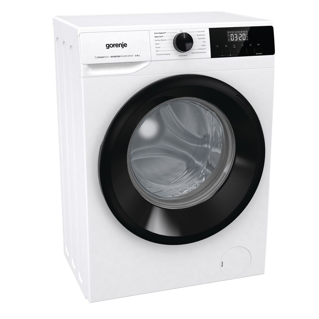 gorenje WNHPI84APS/DE Waschmaschine Frontlader 8 kg - 1400 U/min. - 15 Programme - AquaStop , Weiß