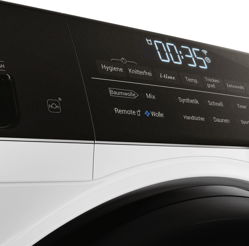 Haier HD90 - A3TEAM5 Wärmepumpentrockner hOn - App 9kg I - Refresh Startzeitvorwahl