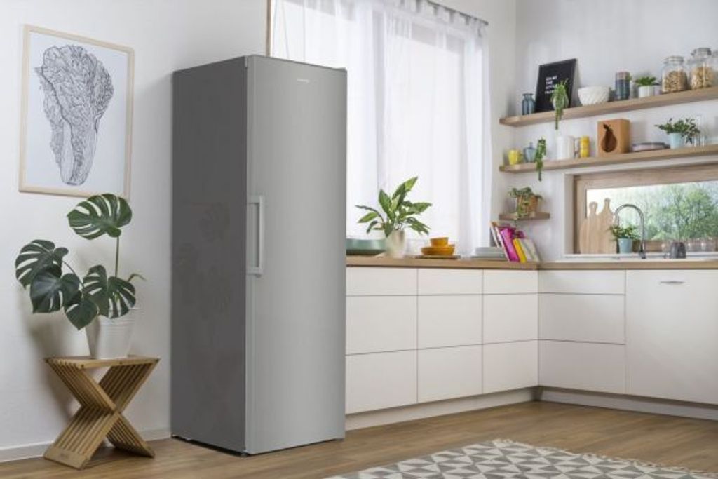 gorenje R619EES5 Kühlschrank Standgerät, 398 Liter, Türanschlag wechselbar , grau metallic