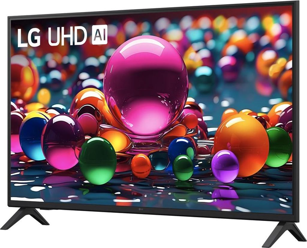 LG UHD AI 43UA75006LA 43 Zoll (109 cm) 4K Smart TV Active HDR webOS, Schwarz