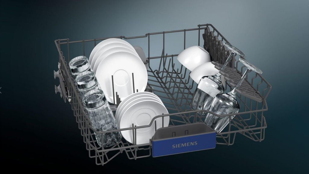 Siemens iQ300 SN23EC03ME, Freistehend, Standardgröße (60 cm), Schwarz, Edelstahl, Schwarz, Tasten, 1,75 m