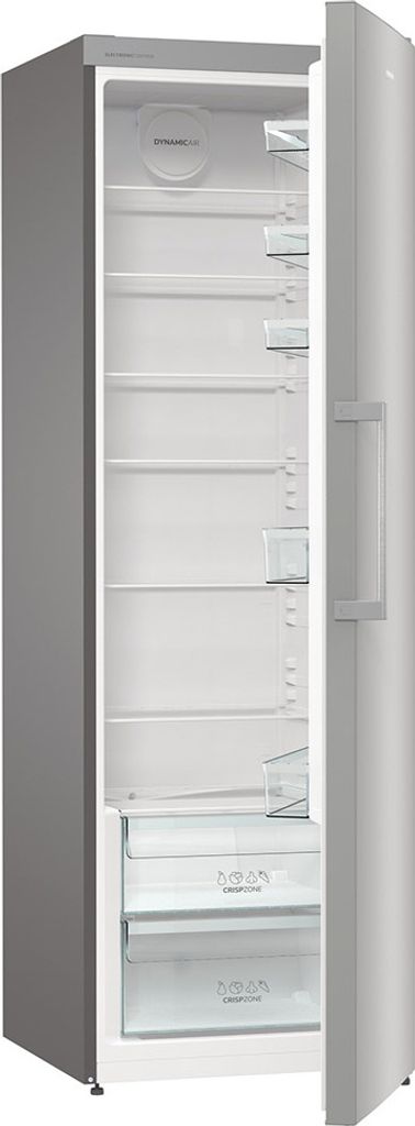 gorenje R619EES5 Kühlschrank Standgerät, 398 Liter, Türanschlag wechselbar , grau metallic