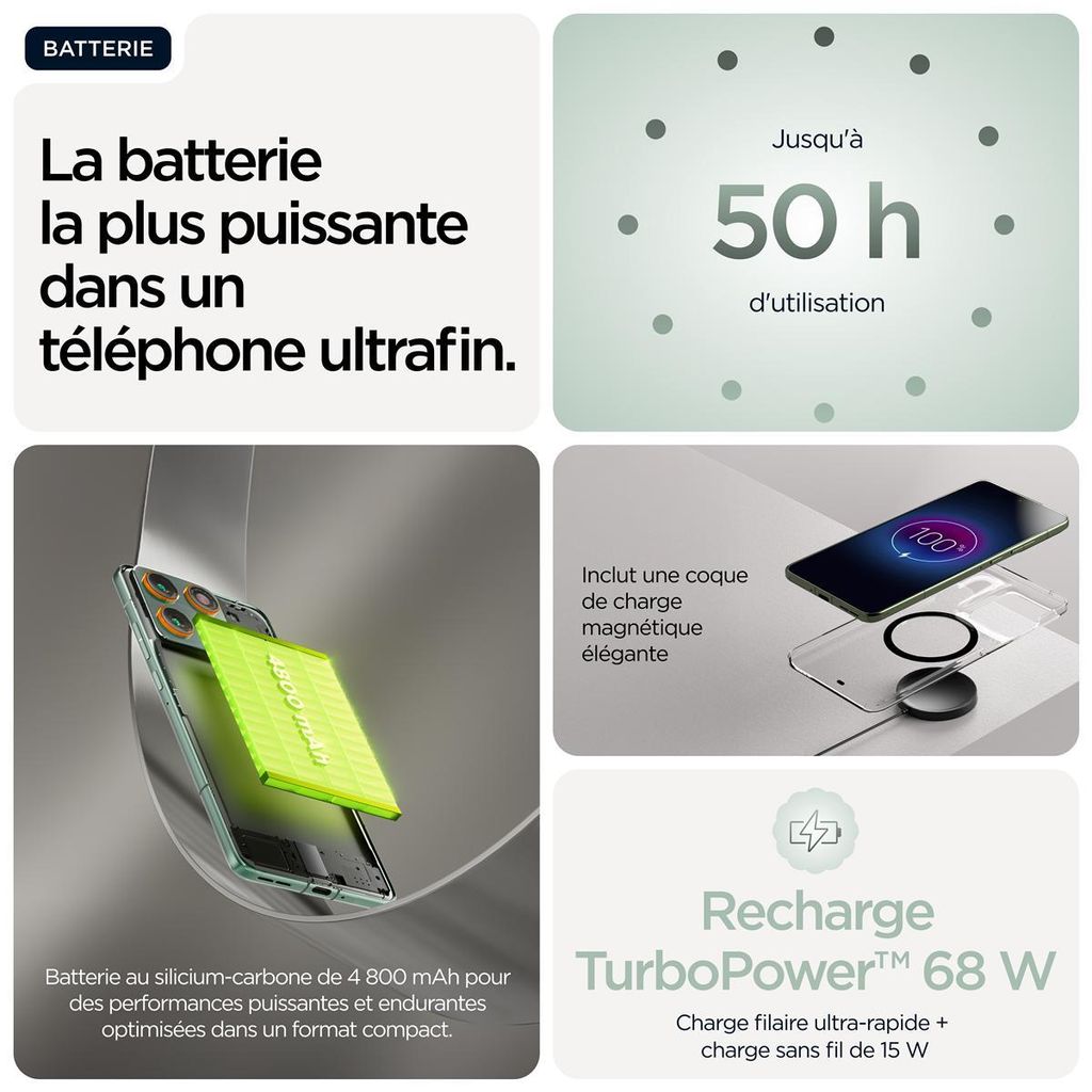 Motorola edge 70 , 17 cm (6.7"), 12 GB, 512 GB, 50 MP, Android 16.0, Grün