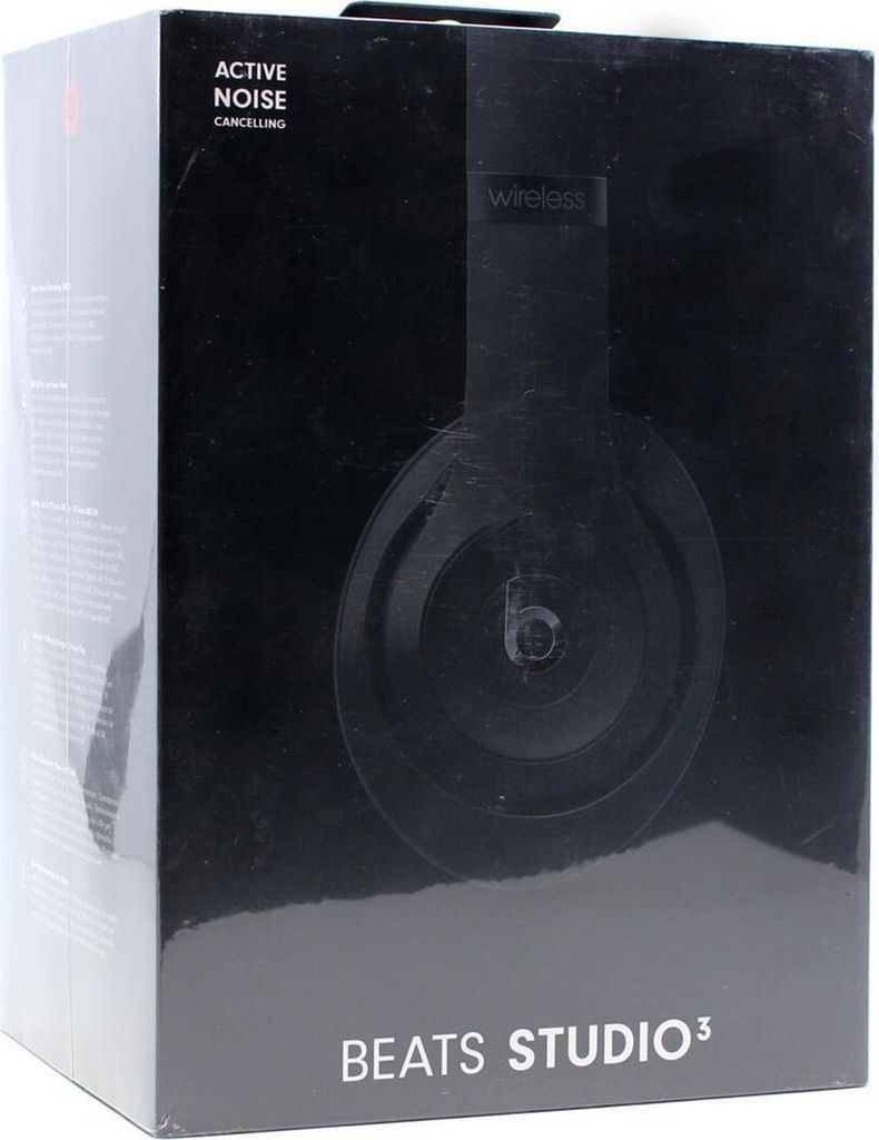Apple Studio 3, Verkabelt & Kabellos, Anrufe/Musik, 260 g, Kopfhörer, Schwarz