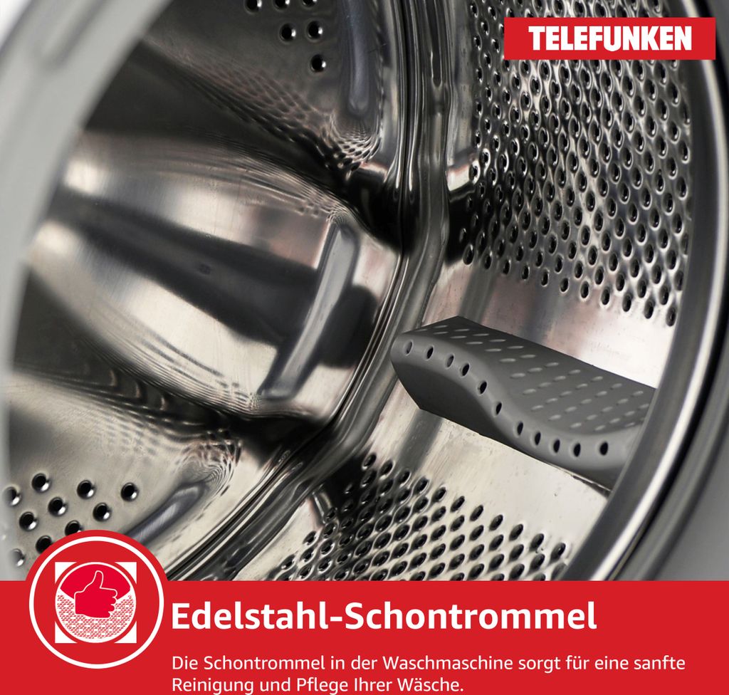 TELEFUNKEN Waschmaschine 8kg - W - 8 - 1400 - A - W