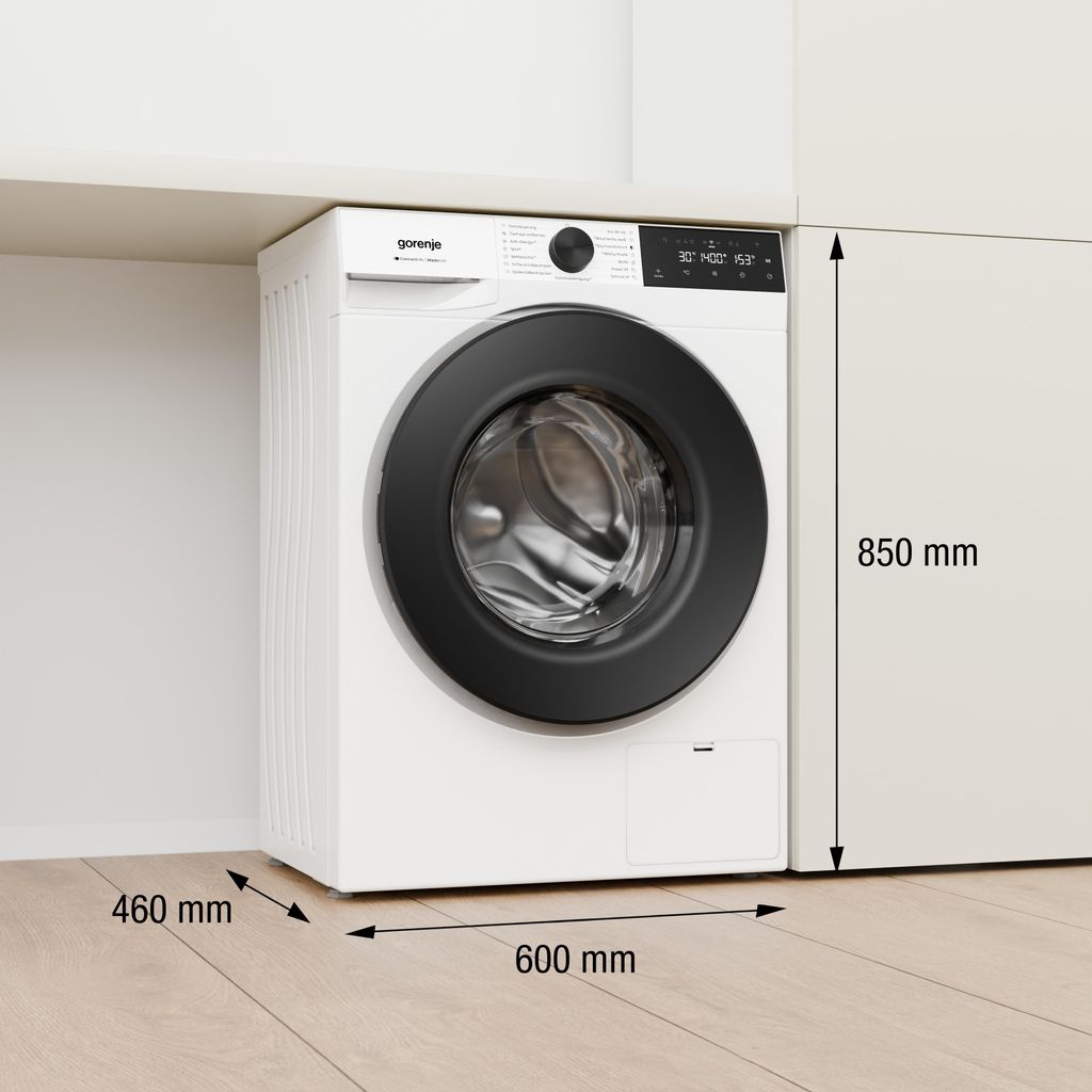 gorenje W5G4S84AP2 Waschmaschine 8kg, 1400U/Min., Wifi, 15 Programme, , easyDosing, UltraClean, Aquastopweiß