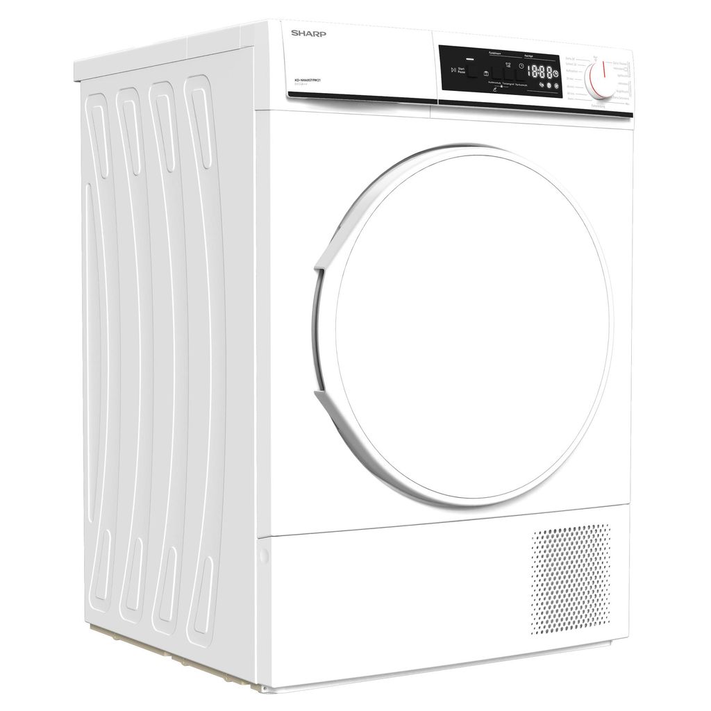 Sharp KD - NHA8S7PW21 - DE Wärmepumpentrockner 8kg 15Programme SoftTouch - Bedienung