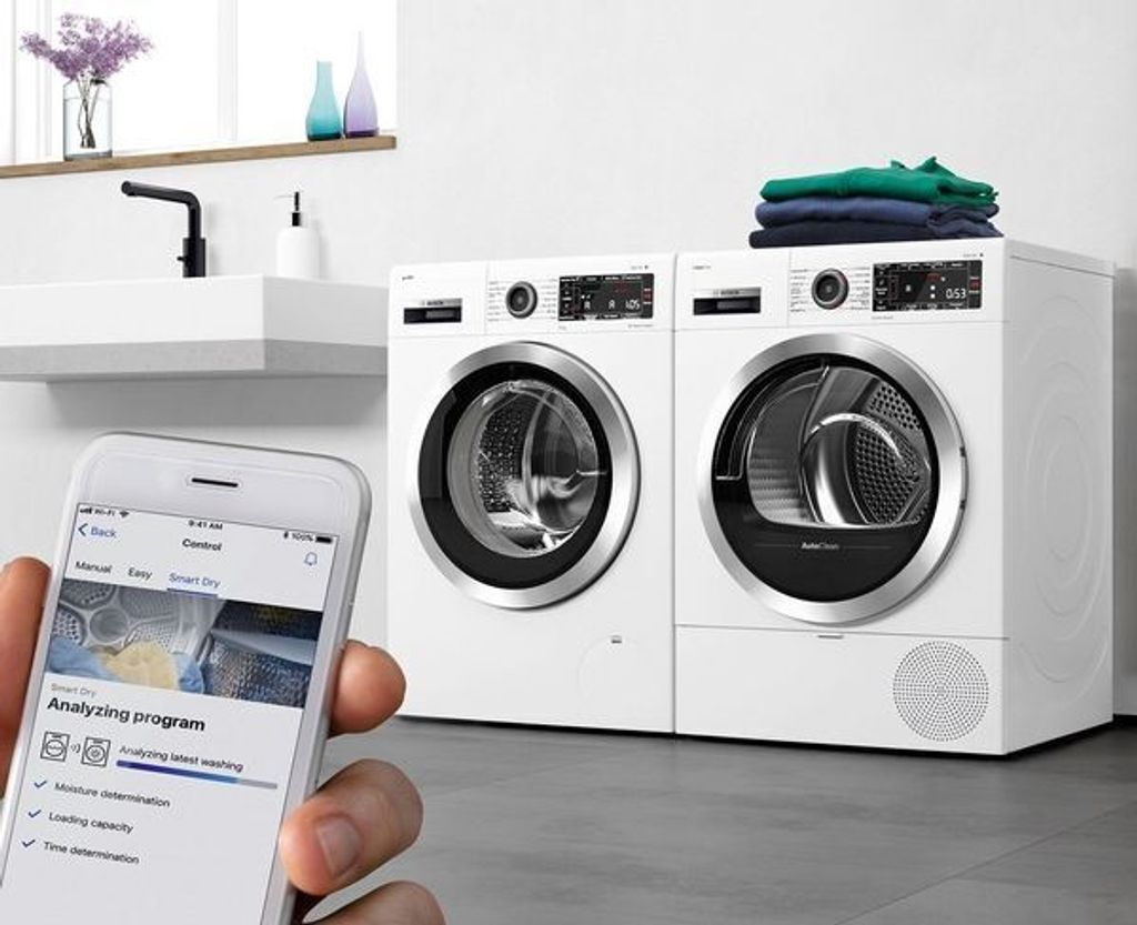 Bosch Serie 8 WGB244A40 washing machine, Frontlader, 9 kg, B, 69 dB, 1400 RPM, A