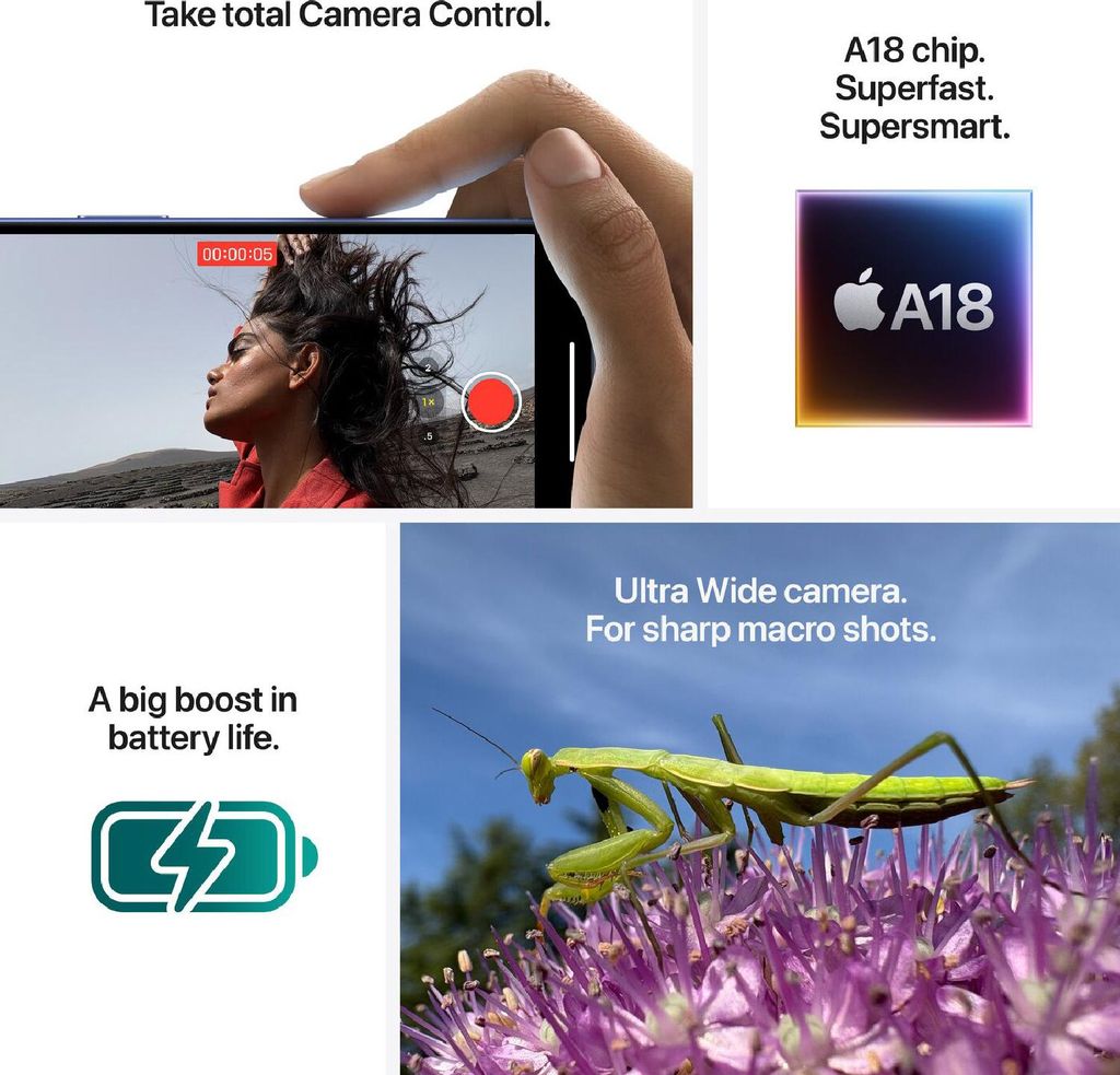 Apple iPhone 16 128GB Blau