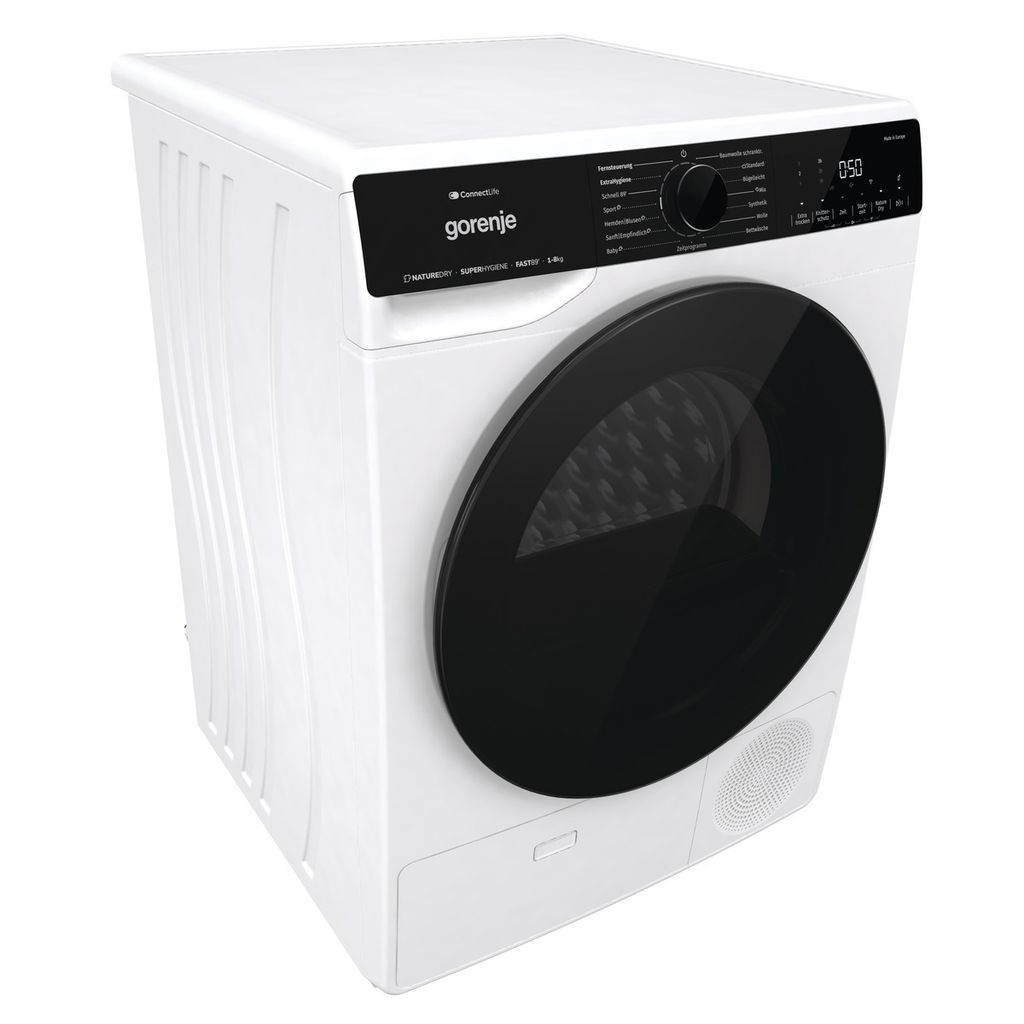 gorenje DPNA83W Wärmepumpentrockern, 8 kg, NatureDry, ConnectLife