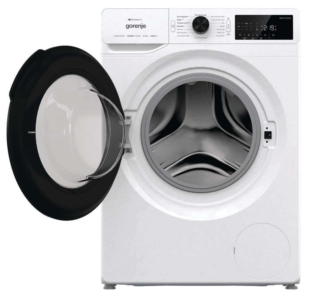gorenje G400 Freistehend Waschmaschine, 7 kg, 1400 U/min., Frontlader, 7 kg, B, 76 dB, 1400 RPM, A