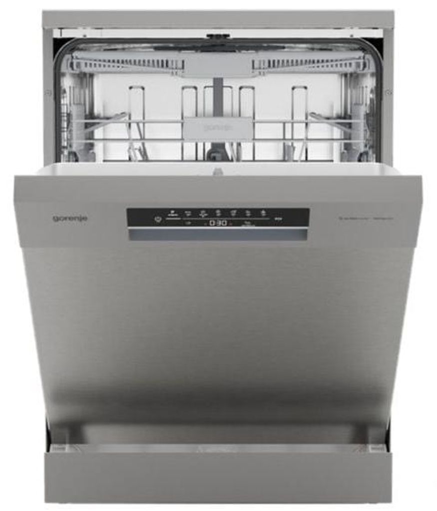 gorenje GS643C90X Geschirrspüler, freistehend, FlexUse, 16 Maßgedecke, 60 cm, silber