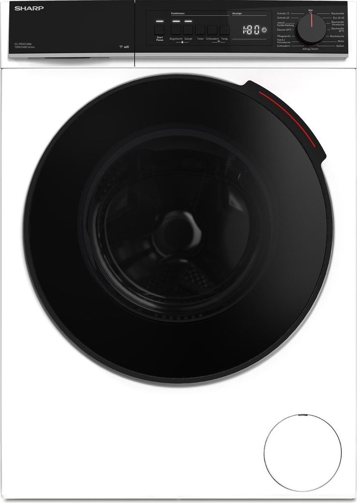 Sharp ES - PRO214WA - DE Waschmaschine 12kg WIFI VeeZyApp AquaStop AllergySmart