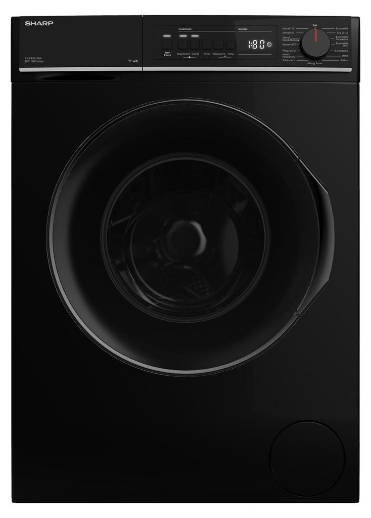 Sharp ES - PRO814BA - DE Waschmaschine 8kg AllergySmart Dampf App Steuerbar