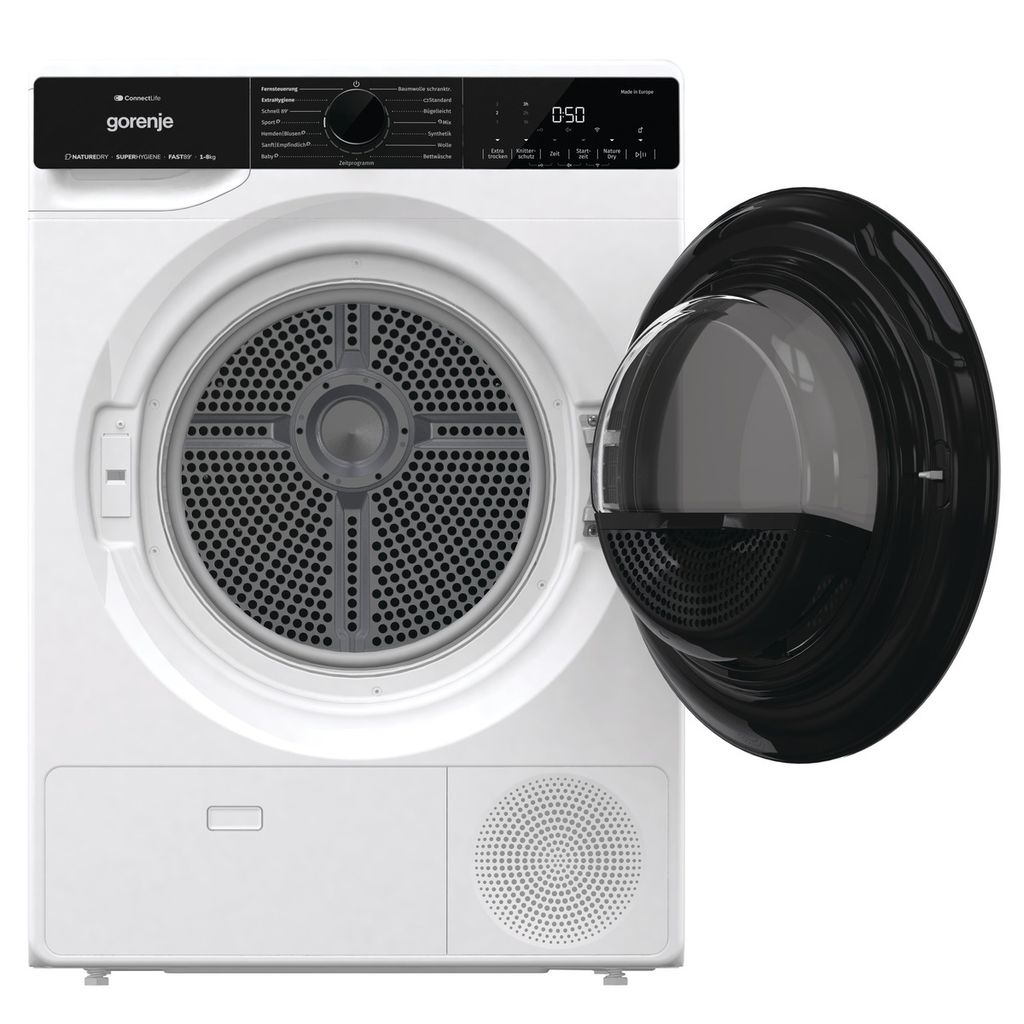 gorenje DPNA83W Wärmepumpentrockern, 8 kg, NatureDry, ConnectLife
