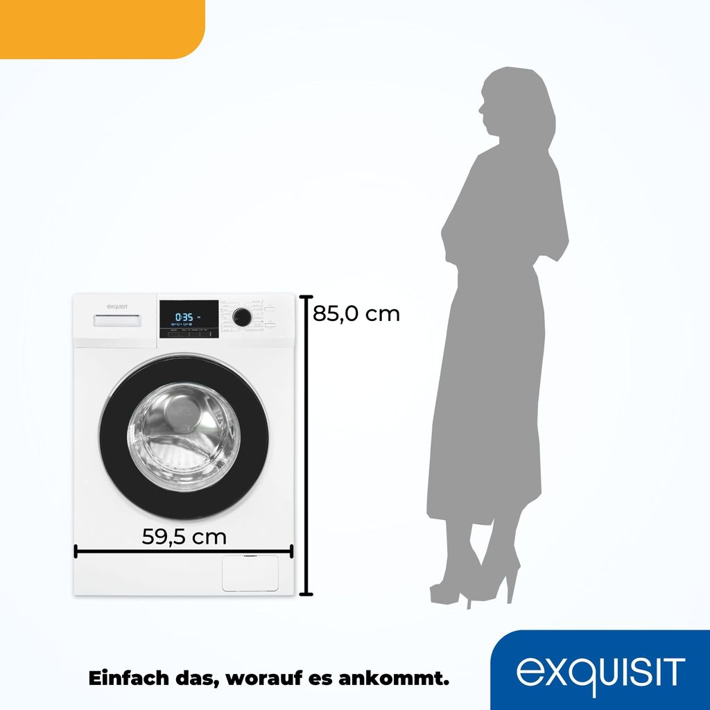 Exquisit Waschmaschine WA9214 - 340A weiss