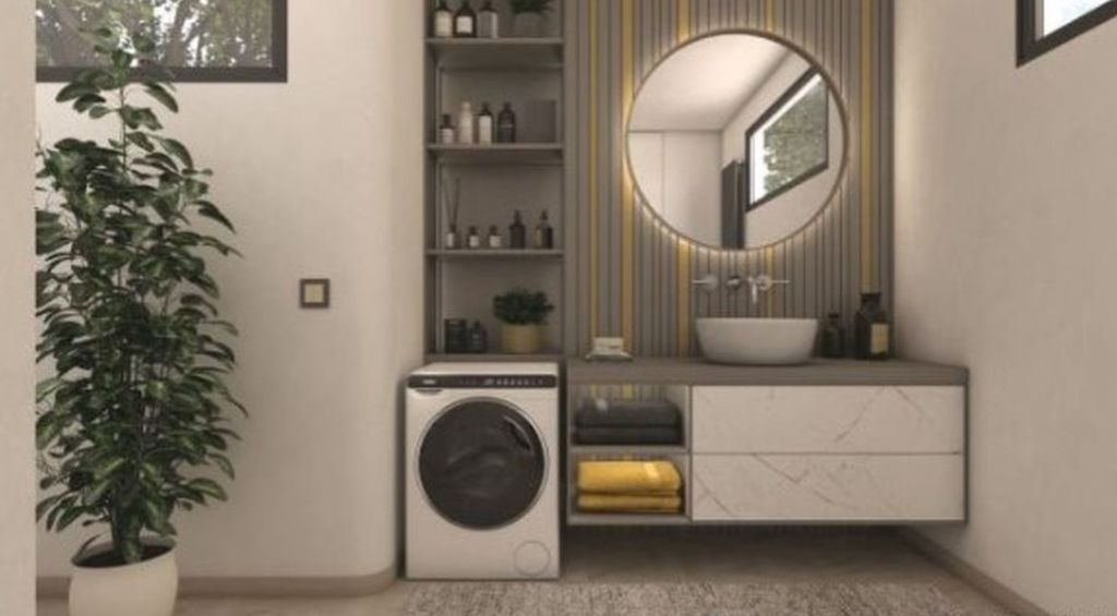 Haier HW50 - BP12307 - S, Frontlader, 5 kg, C, 66 dB, 1200 RPM, A