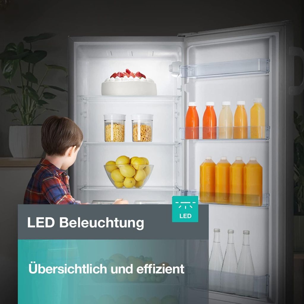 gorenje R4142PS Kühlschrank ohne Gefrierfach, 242 Liter, Türanschlag wechselbar, silber