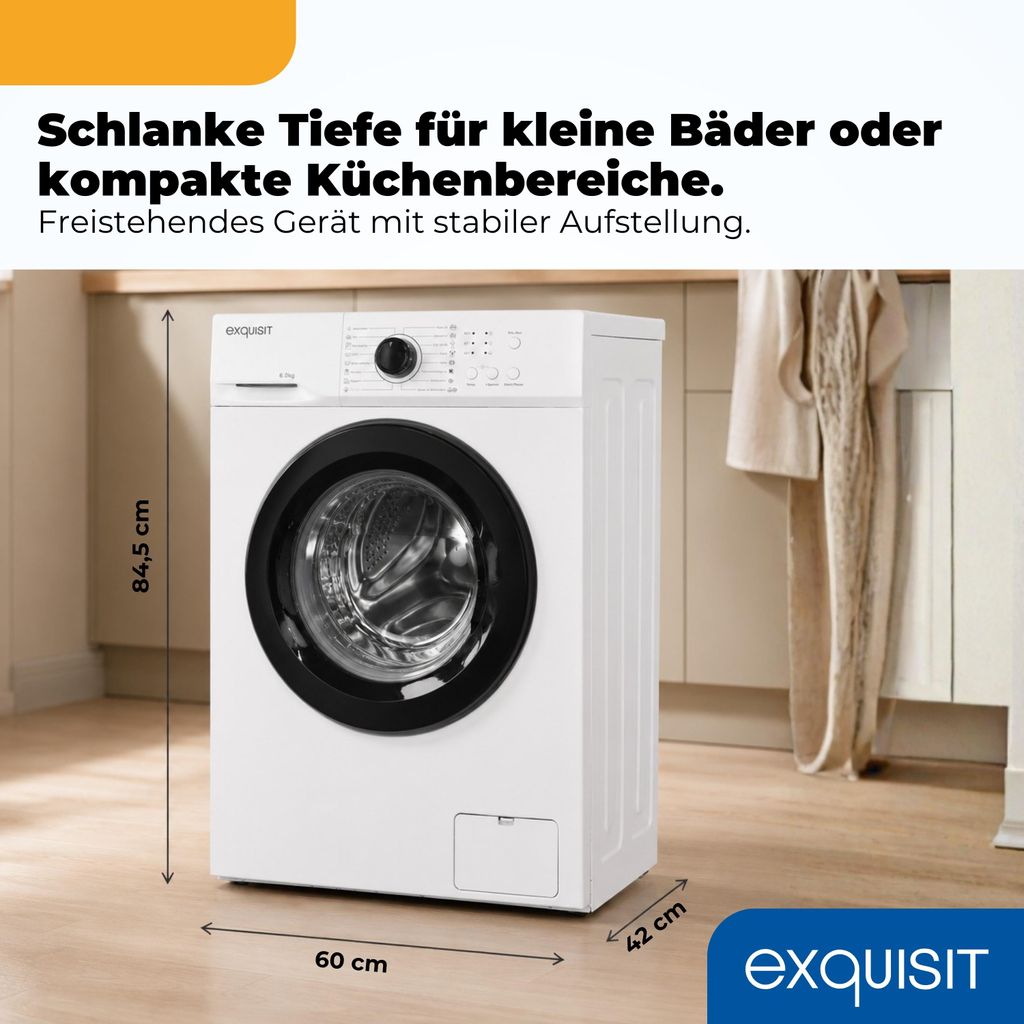 Exquisit Waschmaschine 6 kg - WA6110 - 021A