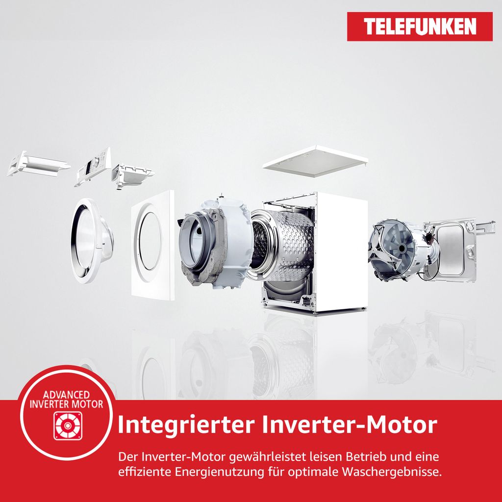 TELEFUNKEN Waschmaschine 8kg - W - 8 - 1400 - A - DI