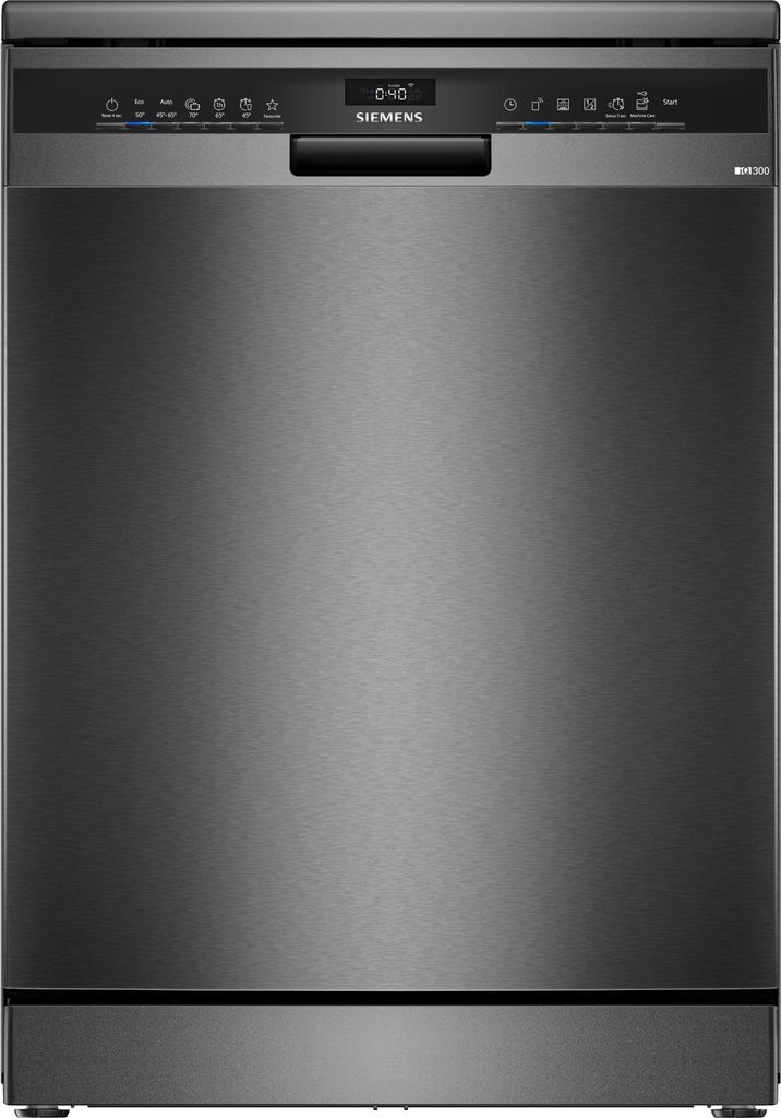 Siemens iQ300 SN23EC03ME, Freistehend, Standardgröße (60 cm), Schwarz, Edelstahl, Schwarz, Tasten, 1,75 m