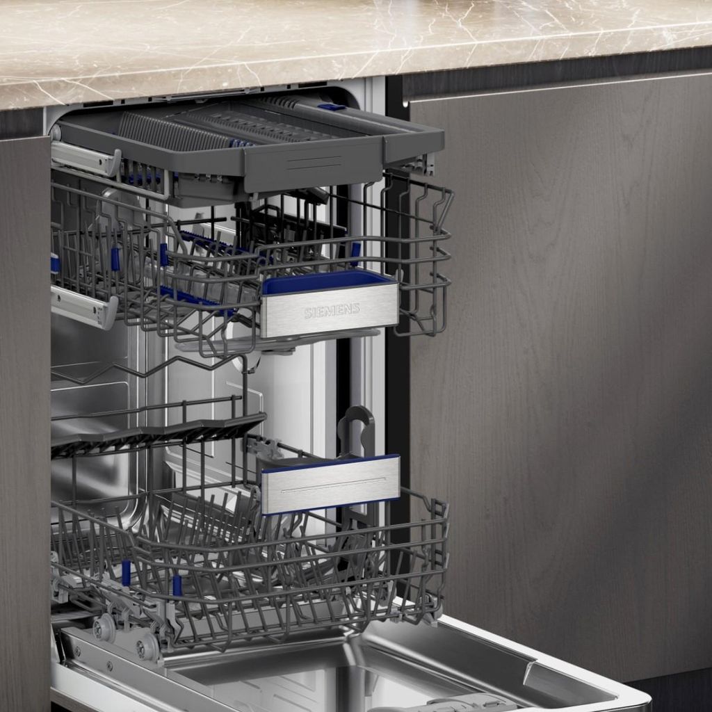 Siemens iQ500 SR65EX09ME, Voll integriert, Single (45 cm breit), 1,75 m, 1,65 m, 2,05 m, Siemens rackMatic