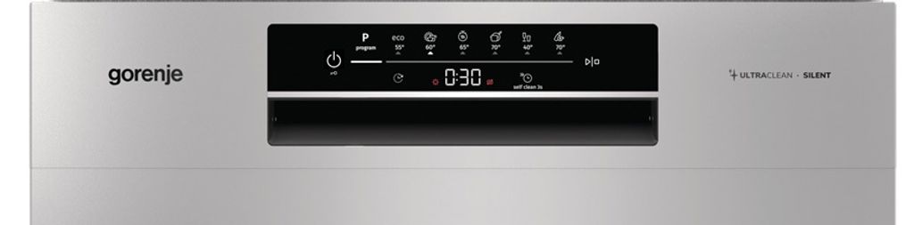 gorenje GU642E90X Geschirrspüler, unterbaufähig, Total AquaStop, SmartControl, Farbe Inox