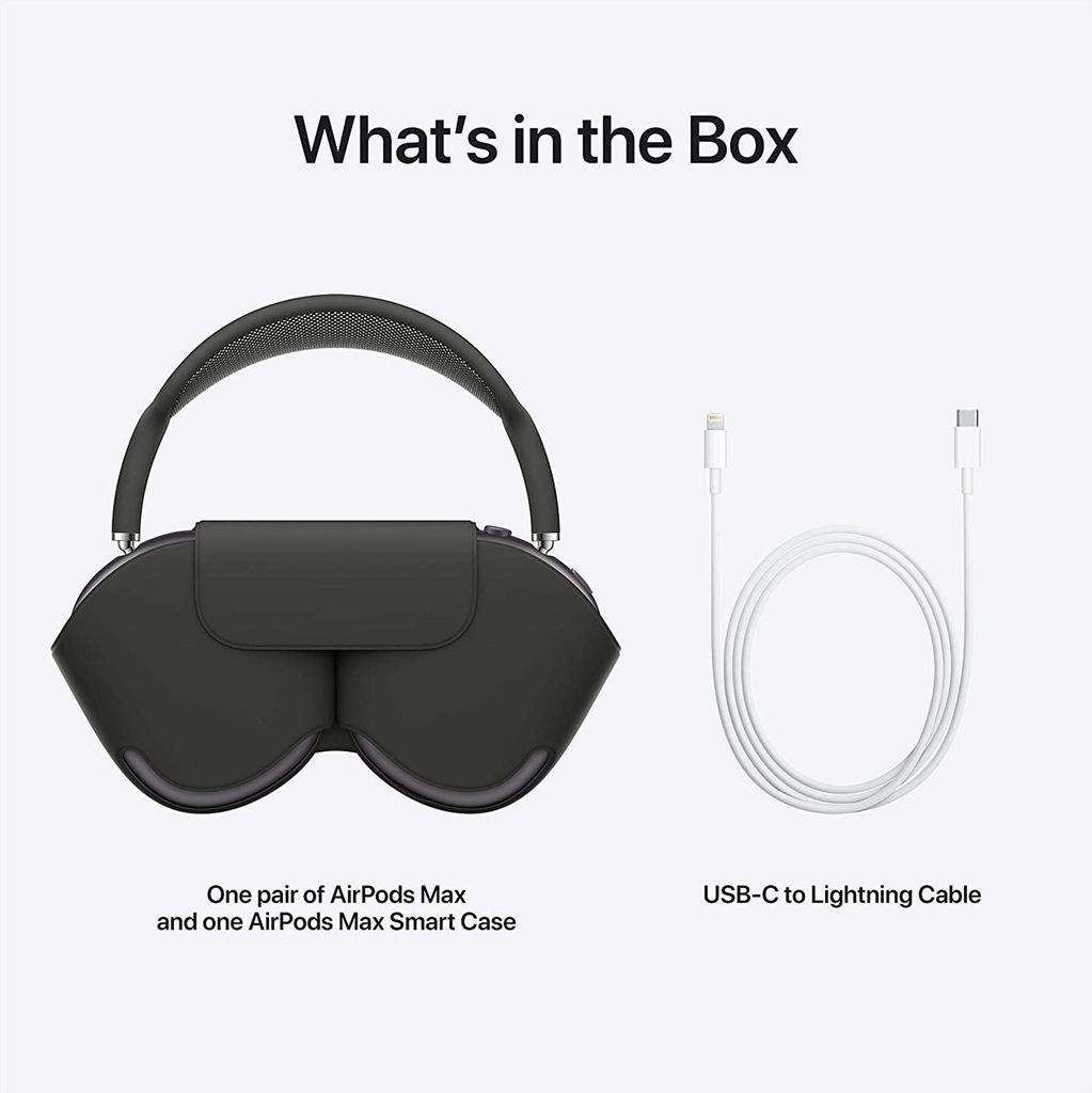 Apple AirPods Max , Kabellos, Anrufe/Musik, 384,8 g, Kopfhörer, Grau