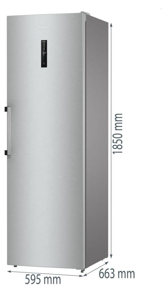 gorenje R619DAXL6 Kühlschrank ohne Gefrierfach, 398 Liter, Türanschlag wechselbar, Display, silber
