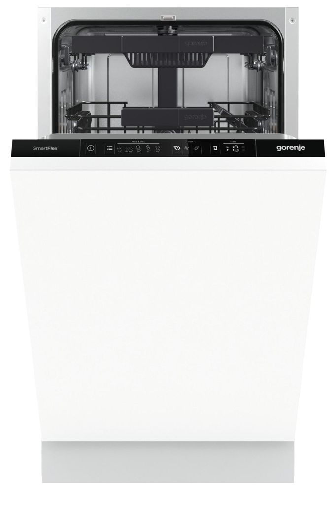 gorenje GV561D10 Geschirrspüler Vollintegrierbar 45 cm, 11 Maßgedecke, Single, Weiß,